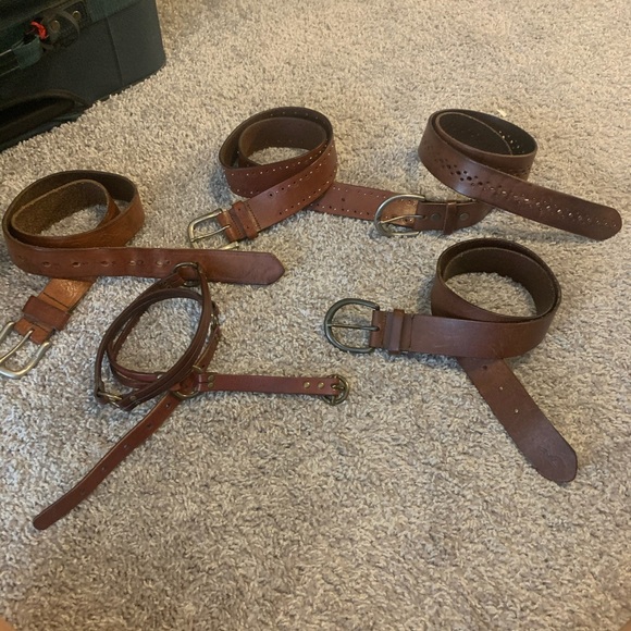 5 Abercrombie, Hollister, American Eagle belts! - Picture 1 of 8